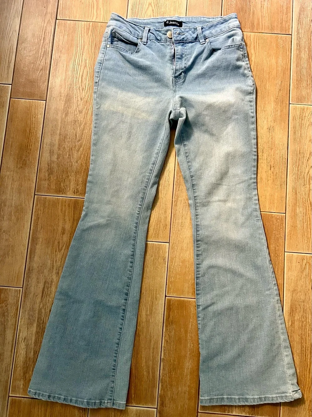 d. jeans Light Blue Women's Flare Wide-Leg Jeans